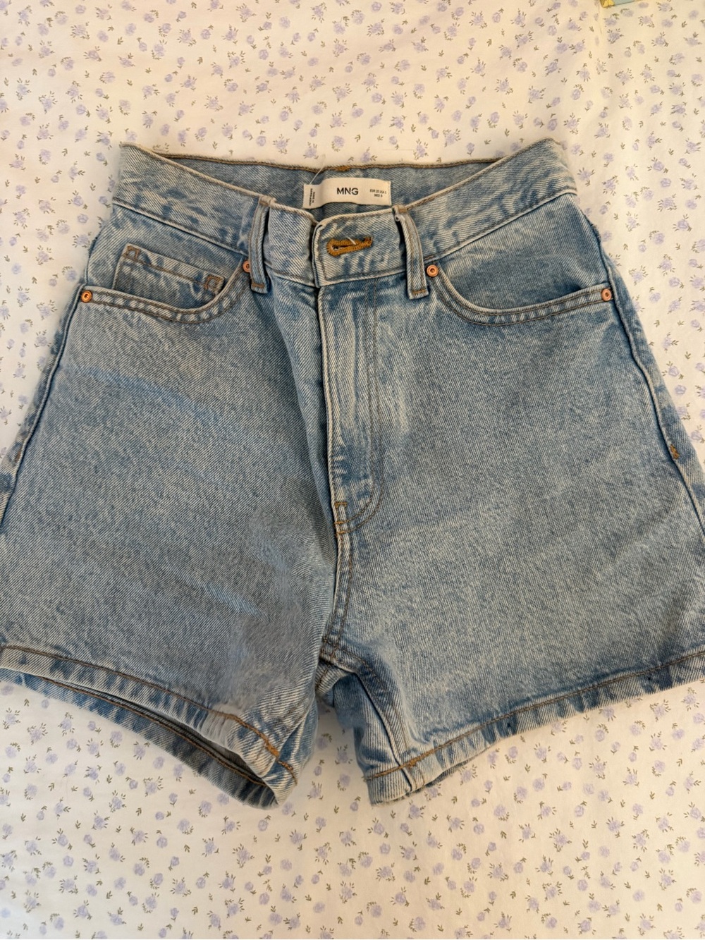 Mango denim shorts
